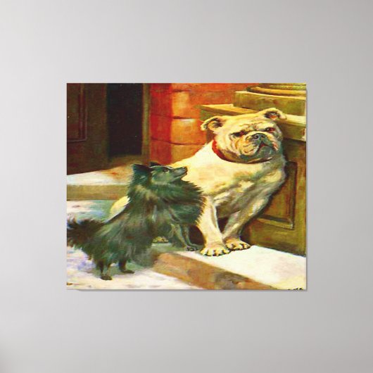 "Beauty & The Beast" Canvas Afdruk (Voorkant)