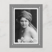  Beauty - The Bride - in zwart-wit Briefkaart (Voorkant)