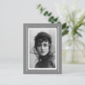 Beauty - The Look - in zwart-wit Briefkaart (Staand voorkant)