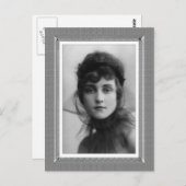 Beauty - The Look - in zwart-wit Briefkaart (Voorkant / Achterkant)