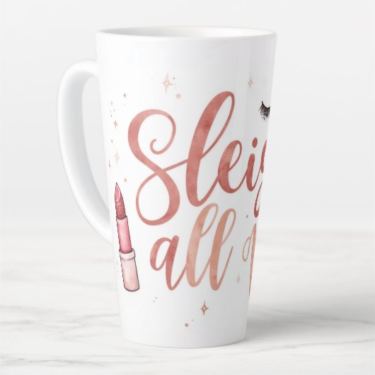 Beauty themed Latte Mugs Latte Mok (Linkerhoek)