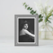  Beauty - Tiara - in zwart & wit Briefkaart (Staand voorkant)