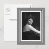  Beauty - Tiara - in zwart & wit Briefkaart (Voorkant / Achterkant)