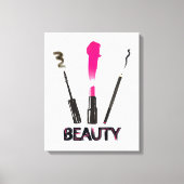 Beauty Tools Canvas Afdruk (Voorkant)