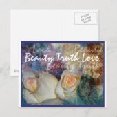 Beauty, Truth Briefkaart (Voorkant / Achterkant)