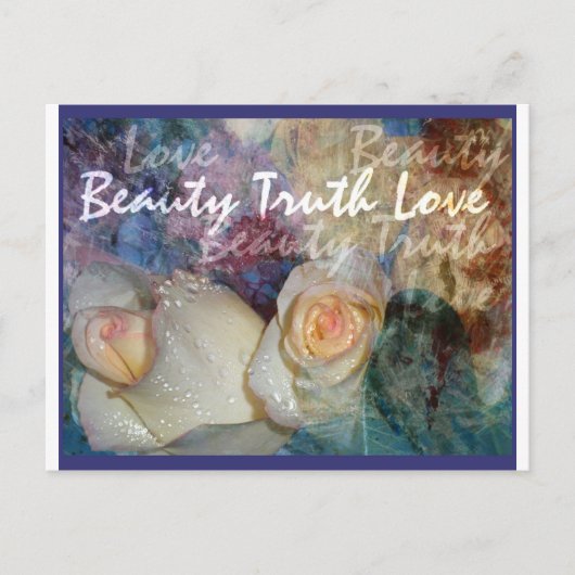 Beauty, Truth Briefkaart (Voorkant)