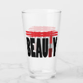 Beauty Typography Lipstick Glas (Achterkant)