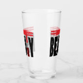 Beauty Typography Lipstick Glas (Links)