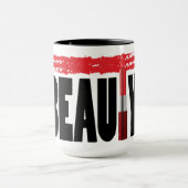 Beauty Typography Lipstick Mok (Midden)