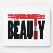 Beauty Typography Lipstick Muismat (Voorkant)
