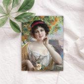 Beauty Under The Oranje Tree door Émile Vernon Briefkaart