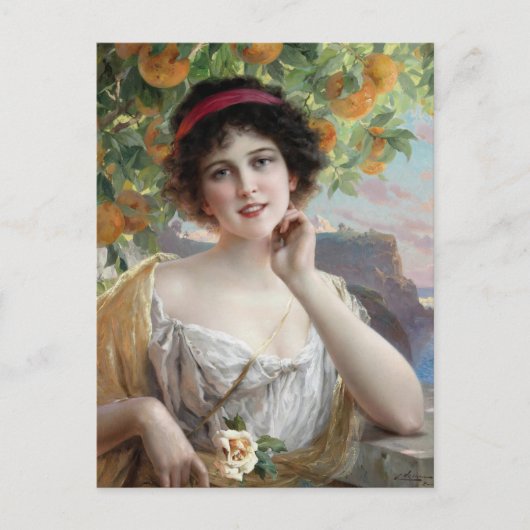 Beauty Under The Oranje Tree door Émile Vernon Briefkaart (Voorkant)