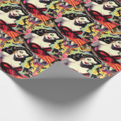 Beauty Vampire Pin-up Cadeaupapier (Hoek)