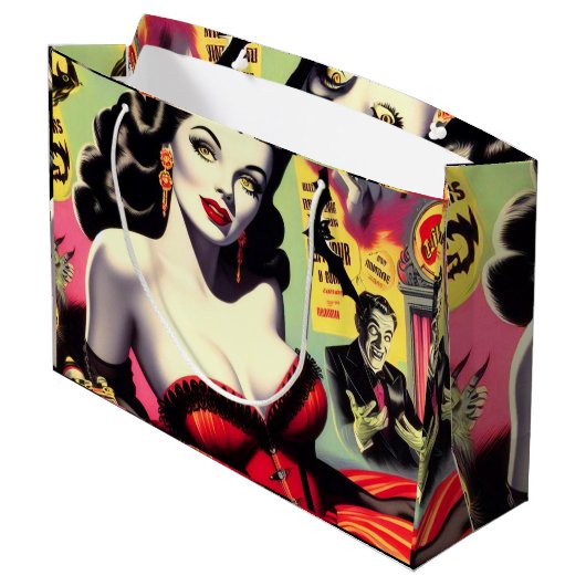 Beauty Vampire Pin-up Groot Cadeauzakje (Achterkant Gekanteld)