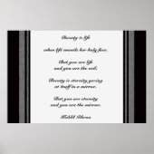 Beauty van Kahlil Gibran Poster (Voorkant)