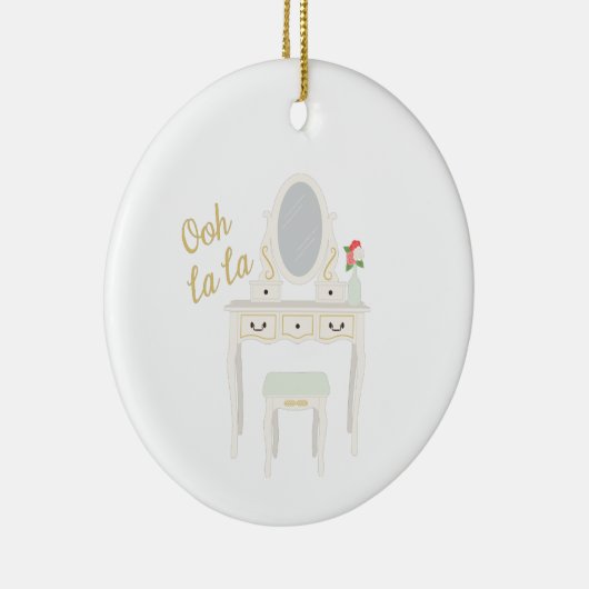 Beauty Vanity Keramisch Ornament (Rechts)