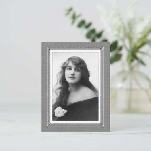 Beauty - Vertrouwen - in zwart-wit Briefkaart (Staand voorkant)