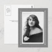  Beauty - Vertrouwen - in zwart-wit Briefkaart (Voorkant / Achterkant)