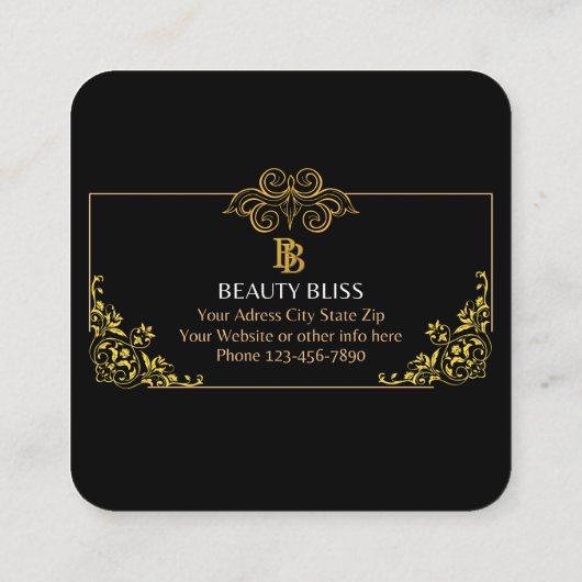 Beauty Visitekaartje (Achterkant)