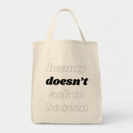 Beauty vraagt de Canvas tas niet