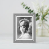  Beauty - Wachten - in zwart-wit Briefkaart (Staand voorkant)