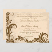  Beauty-Wedding-uitnodiging Kaart (Voorkant / Achterkant)