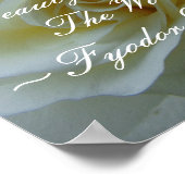 Beauty zal het Poster van de wereldprijsopgave red (Hoek)