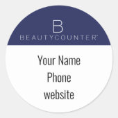 Beautycounter Aangepaste sticker (Voorkant)