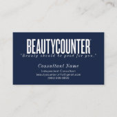 Beautycounter Consultant Visitekaartje (Voorkant)