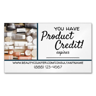 Beautycounter Product Credit Reminder Magnet Magnetisch Visitekaartje