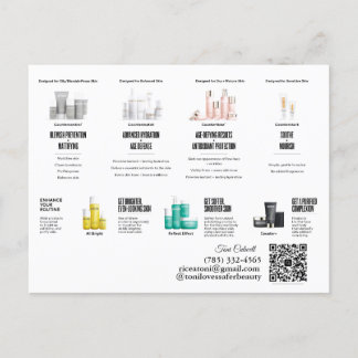 Beautycounter Skincare Regimens Briefkaart