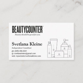 Beautycounter Visitekaartjes Black