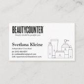 Beautycounter Visitekaartjes Black (Voorkant)