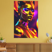 Beautyportret Canvas Afdruk (Insitu (Woonkamer))