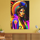 Beautyportret Canvas Afdruk (Insitu (Woonkamer))