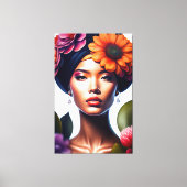 Beautyportret Canvas Afdruk (Voorkant)