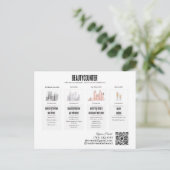 Beautyteller Skincare Regimens Uitnodiging Briefkaart (Staand voorkant)