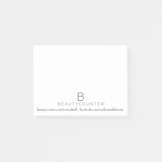 Beautyteller Sticky Notes for Consultants (Voorkant)
