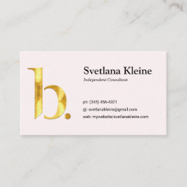 Beautyteller Visitekaartjes Roze