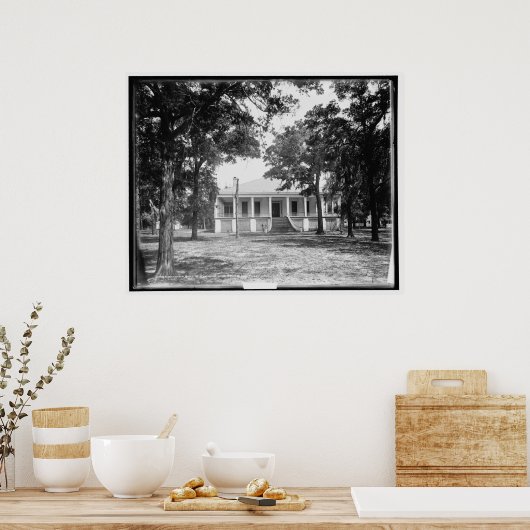 Beauvoir, tehuis van Jefferson Davis bij Biloxi, M Poster (Keuken)