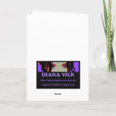 Beaux Arts Cat Greeting Card Kaart (Achterkant)