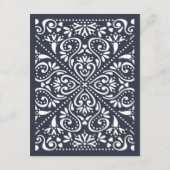 Beaux Arts Guest Information Kaart | Inkt (Achterkant)