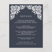 Beaux Arts Guest Information Kaart | Inkt (Voorkant)