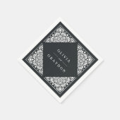 Beaux Arts Personalized Wedding Servetten (Hoek)