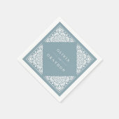 Beaux Arts Personalized Wedding Servetten (Hoek)