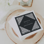 Beaux Arts Personalized Wedding Servetten