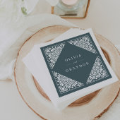 Beaux Arts Personalized Wedding Servetten