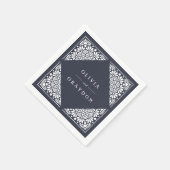 Beaux Arts Personalized Wedding Servetten (Hoek)