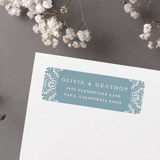 Beaux Arts Return-adreslabel | Tourmaline Etiket