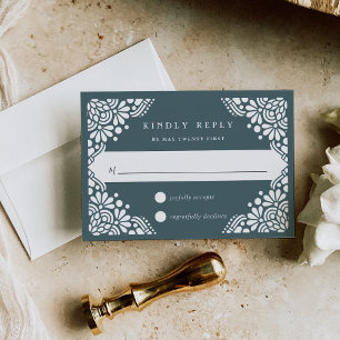Beaux Arts RSVP-kaart   Spruce RSVP Kaartje